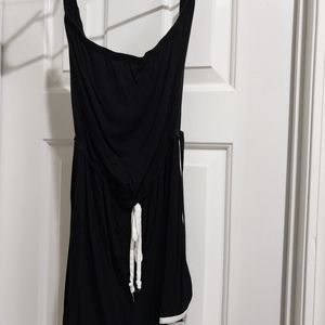 Strapless romper